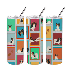 Vaso Delgado de Acero Inoxidable Tricolor Papillon - Product Image 5