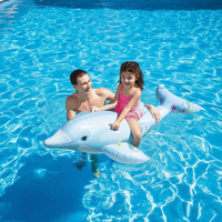 Bouée gonflable en PVC Intex Dolphin 66X175Cm pour enfants, modèle 58535, fabriqué en Chine