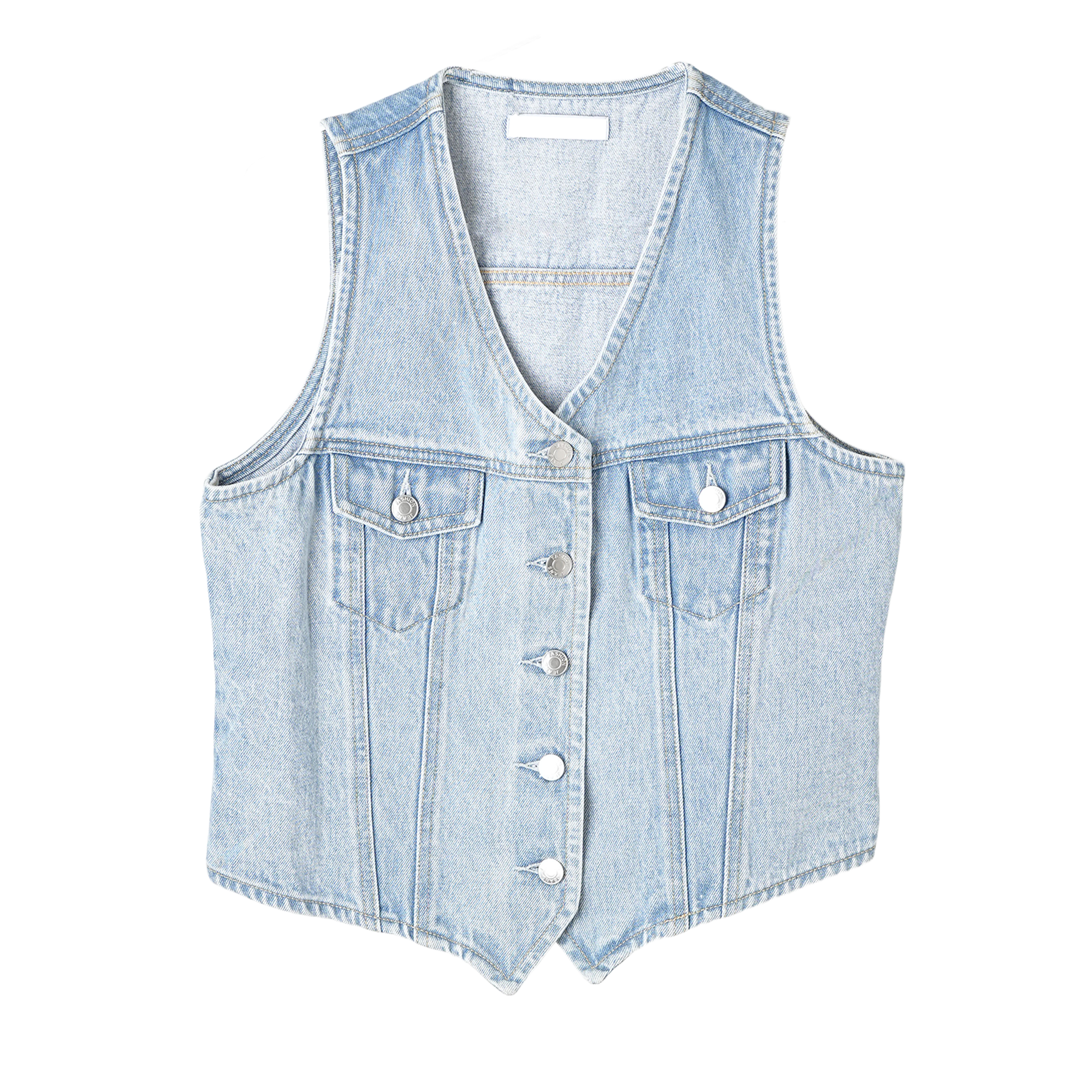 Chaleco De Jeans Para Hombre – Chaqueta Vaquera Sin Mangas Vintage, Algodón (80%) Para Primavera Y Verano