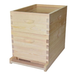 Matériel d'apiculture fourni directement par les fabricants : Ruche double à dix cadres style Lang, en pin, sans nœuds, vente en gros - Product Image 4