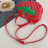 Sacs à bandoulière fantaisie personnalisés en forme d'ananas, en cuir PU 3D, petit sac à main pour filles pour tous les jours