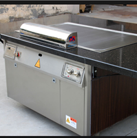 Deutscher Hibachi-Grill Teppanyaki für Hotel- und Restaurant-Buffets, Mobil
