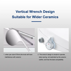 Asiento <span class=keywords><strong>de</strong></span> Inodoro Inteligente Multifuncional Avanzado con Cierre Automático, Diseño Alargado, Funciones <span class=keywords><strong>de</strong></span> Lavado y Secado para Mujer, Control Remoto - Product Image 3