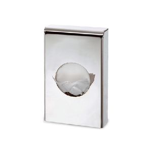 Soporte para bolsas higiénicas Abs 100x135x25 mm, soporte de pared para toallas de papel - Product Image 1