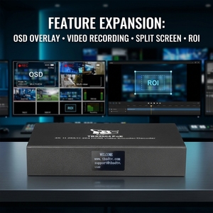 TBS2604-PoE NDI | Encoder e Decoder Video IP in Metallo HX Supportato 4K30FPS H.265/H.264 con Audio AAC e GUI Web per Streaming <span class=keywords><strong>Live</strong></span> - Product Image 4