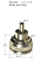 Bonne qualité directement pour l'éclairage bricolage suspension d'avion kit de suspension pince de câble avec prix de vente direct d'usine