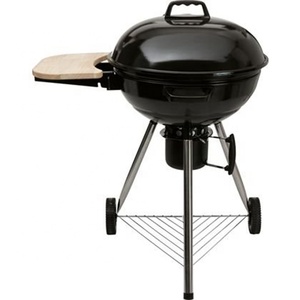 Outdoor Charcoal Grill Portable Car Iron Heavy Duty <strong>Compact</strong> <strong>BBQ</strong> with Trolley for Camping Picnic Backyard Cooking - Product Image 2
