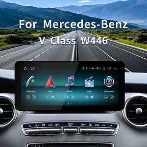Lecteur vidéo de navigation GPS automobile 10,25 pouces pour Mercedes Benz C W205/GLC-X25/<span class=keywords><strong>V</strong></span> W446 2015-2018 Lecteur DVD stéréo CarPlay HD - Product Image 5