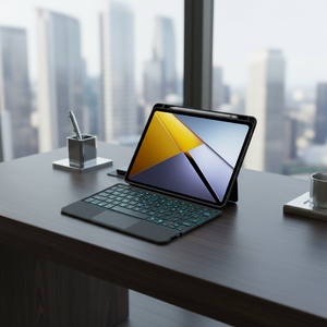 Carcasa <span class=keywords><strong>de</strong></span> Teclado Magnética Ultrafina <span class=keywords><strong>de</strong></span> Alta Calidad para Xiaomi POCO Pad X1 <span class=keywords><strong>de</strong></span> 11.2 Pulgadas, Diseño Desmontable, Carcasa <span class=keywords><strong>de</strong></span> Teclado Mágico - Product Image 1