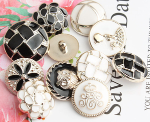 Chất lượng cao sang trọng <span class=keywords><strong>ABS</strong></span> nhựa Vòng <span class=keywords><strong>Shank</strong></span> nút cho may biểu tượng tùy chỉnh 21 Màu sắc thân thiện với môi mạ kỹ thuật - Product Image 4