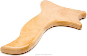 De madera de gua sha herramientas Anti celulitis de la terapia de drenaje linfático paleta Gua Sha de masaje suave tejido terapia - Product Image 3