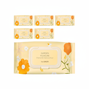 Salviette Struccanti Profumate alla Camomilla The Saem Garden Pleasure, 100 Fogli, Confezione da 6, in Offerta - Product Image 1