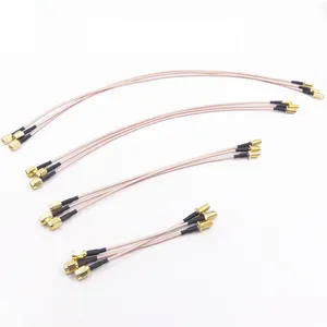 Kabel ekstensi antena komunikasi koneksi Female SMA kabel koaksial RG316 kabel Jumper Pigtail