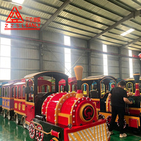 Train électrique sans rails de luxe - Équipement de parc d'attractions haut de gamme à vendre