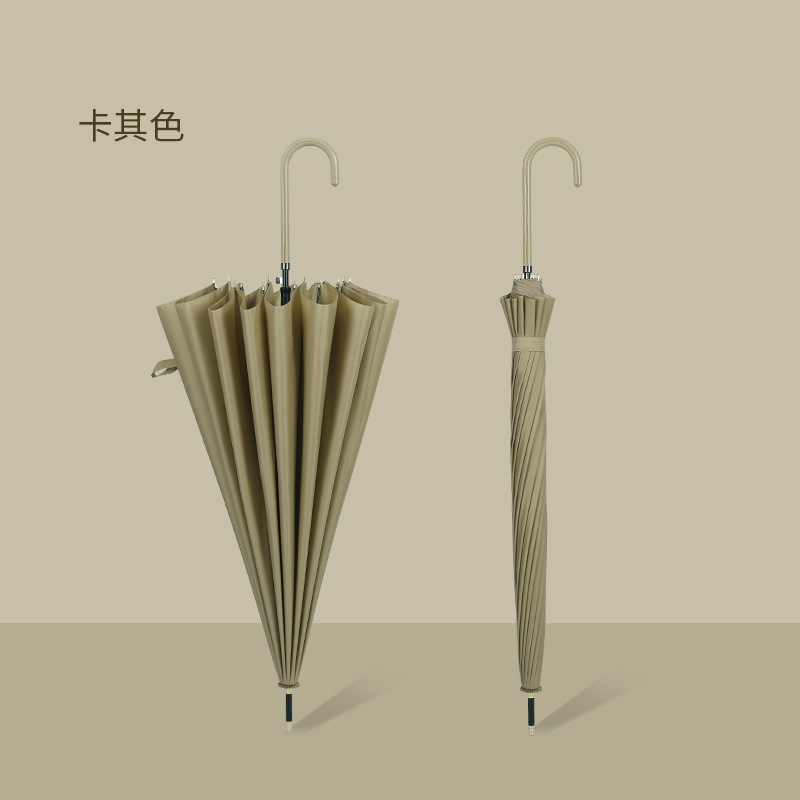 16-rib (khaki) windproof umbrella ribs