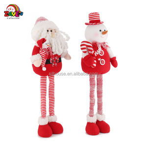 Zaves Decorazione Natalizia per la Casa da 25 Pollici Bambola Retrattile Babbo Natale Pupazzo di Neve Rosso e Bianco Idea Regalo Caramelle - Product Image 3