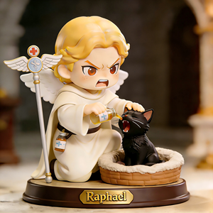 Gratis ontwerp, snel voorbeeld, op maat gemaakte hars ambachten, blind box producten, bureaudecoraties, acht aartsengelen, katholiek beeldje - Product Image 4