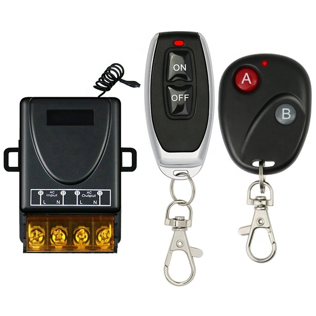 433/315Mhz Universal Wireless RF Remote Control Switch AC 220V 1CH 30A Relay Receiver 433/315 Mhz Remote Control For Water Pump