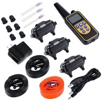 Wasserdichtes 800m elektrisches Haustier Hunde training & Verhalten Produkte Rinden halsbänder Elektrisches Hundes chock halsband mit Fernbedienung