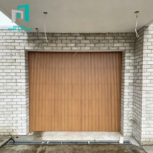 Porte de <span class=keywords><strong>garage</strong></span> électrique en aluminium à commande électrique, finition de surface, levage vers l'intérieur, pour cour - Product Image 2