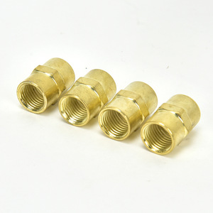 Plowing Hexagonal Threaded Connector 1/4 Npt Brass Internal External Thread Pneumatic Tool <b>Adapter</b> - Product Image 1