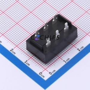 S202121MS02Q Slide Switch Through hole Component (THT) Switch Double Pole Double Throw Screwdriver Slot Through Hole 125V - Product Image 2