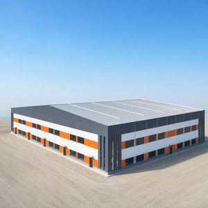 Taller de Estructura de Acero Duradera de Diseño Moderno y Montaje Rápido con Tamaño Personalizado para Almacenamiento y Producción Industrial - Product Image 1