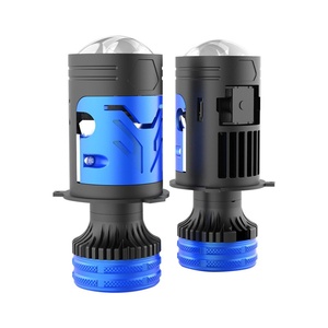 Phare LED laser pour voiture, lentille H4, faisceau intégré haut/bas, 12V, ajustement universel, ampoule modifiée super lumineuse et focalisée à haute intensité - Product Image 1