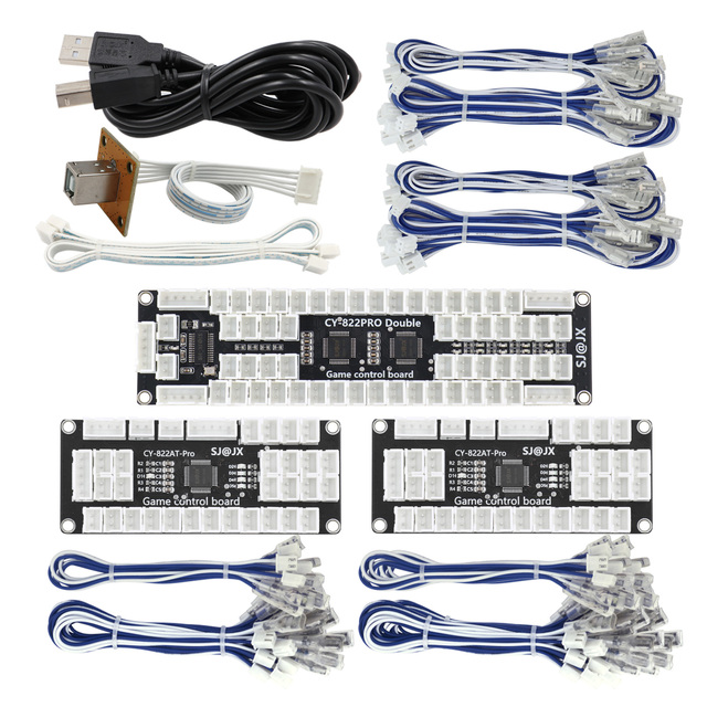 Zero Delay USB Encoder Board Joystick Controller DIY for PS2 PC Raspberry Pi Android & Switch for Arcade Game Control