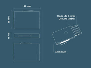 Titolare Della Carta automatico 8 Carte <span class=keywords><strong>e</strong></span> banconote schede Pop-Up Sottile Portafoglio RFID Blocco - Product Image 4