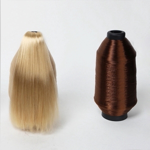 Fibre synthétique extrudée en PP multicolore, douce et antistatique, matière première pour la fabrication de <span class=keywords><strong>cheveux</strong></span> de poupées BJD et les loisirs créatifs DIY - Product Image 2