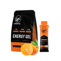 Gel énergétique liquide Lifeworth Sportion Nutrition avec glucides complexes, gels énergétiques sportifs en sachet, poudre pré-entraînement