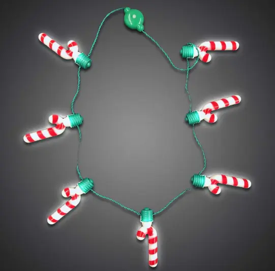 Licht Up Candy Cane Lights Christmas Party Ketting Voor Kerst Cadeau