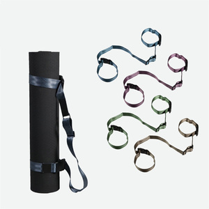 Cinghia Regolabile Multifunzione per Tappetino Yoga, Design a Doppia Cinghia, per Arrotolare e Trasportare, Supporto per Allungamento - Product Image 2