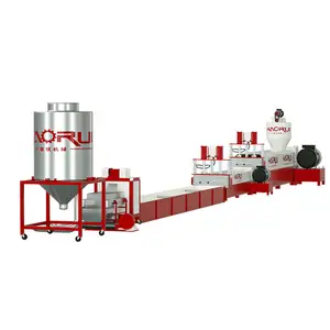 Nieuwe Pp Maagdelijke Plastic Korrels Hdpe/Ldpe/Pvc Recycling Granulator Met Enkele Schroef Ontwerp Efficiënte Blade Prijs