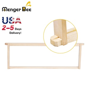 Beekeeping Wooden Bee Frame Holder Langstroth 8 Frame Medium Beehive Frames - Product Image 1