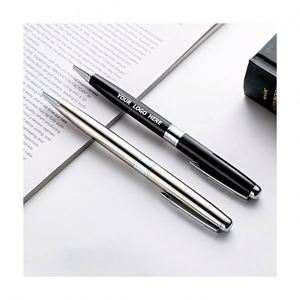Stylos à bille en métal personnalisés : Stylos avec logo personnalisé pour cadeaux d'entreprise et papeterie hôtelière - Product Image 2