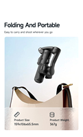 M03 Stabilisateur Portable Professionnel Pliable à 3 Axes avec Suivi IA pour iPhone 15 14 13