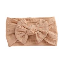 Bandeau pour bébé sans endommager la peau, bandeau large pour fille, vente en gros, bandeau doux en nylon jacquard pour bébé fille, coiffure pour enfants