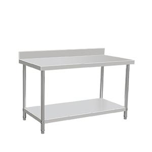 VICTORY High Quality Stainless Steel Table with Backsplash Coffee Table Bakery Equipment <b>Other</b> Hotel & Restaurant Supplies - Product Image 1