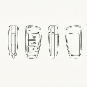 Caméra de sécurité de type clé de <span class=keywords><strong>voiture</strong></span> 1080P HD avec vision nocturne 16M - Product Image 4