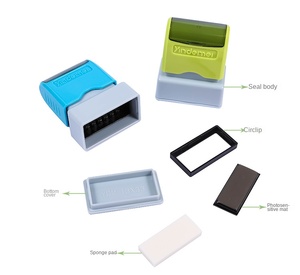 Đề nghị ydm1333 nhựa chữ ký hình chữ nhật in ấn 4mm cạnh niêm phong Pad con dấu văn phòng <span class=keywords><strong>Flash</strong></span> tem Ấn Độ thống nhất - Product Image 6