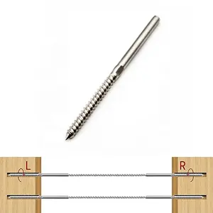 电缆手拉栏杆用钢丝绳配件销钉螺钉不锈钢拉头螺钉端部配件螺纹螺柱端子