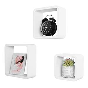 Étagère murale en bois cube design moderne pour livres/<span class=keywords><strong>DVD</strong></span>, nouvelles étagères flottantes pour salon, meubles de maison - Product Image 3