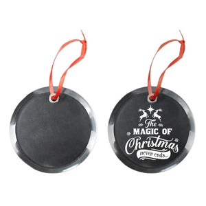 Adornos Colgantes de Cristal Transparente, Planos, Redondos y Lisos, para Regalos de Navidad y de Inauguración de Casa - Artesanías de Cristal - Product Image 5