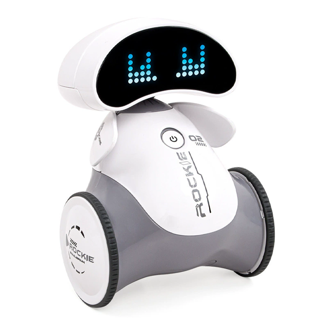 DWI Education Artificial Intelligence Remote Control Dancing Smart Robot Toys Electric Robots for Kids with Light Music