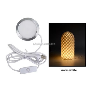 Kit de Lumière <span class=keywords><strong>LED</strong></span> <span class=keywords><strong>pour</strong></span> Imprimante 3D Bambu Lab, Lampe Soucoupe 60 mm, Pièces d'Éclairage <span class=keywords><strong>LED</strong></span>, Matériel DIY, Modèle Blanc Froid/Chaud, Prix Usine - Product Image 1
