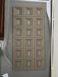 Lồng vào nhau Stackable thiết kế dễ dàng cài đặt không có lao động chuyên nghiệp yêu cầu PU <span class=keywords><strong>Rock</strong></span> Panel tường - Product Image 5