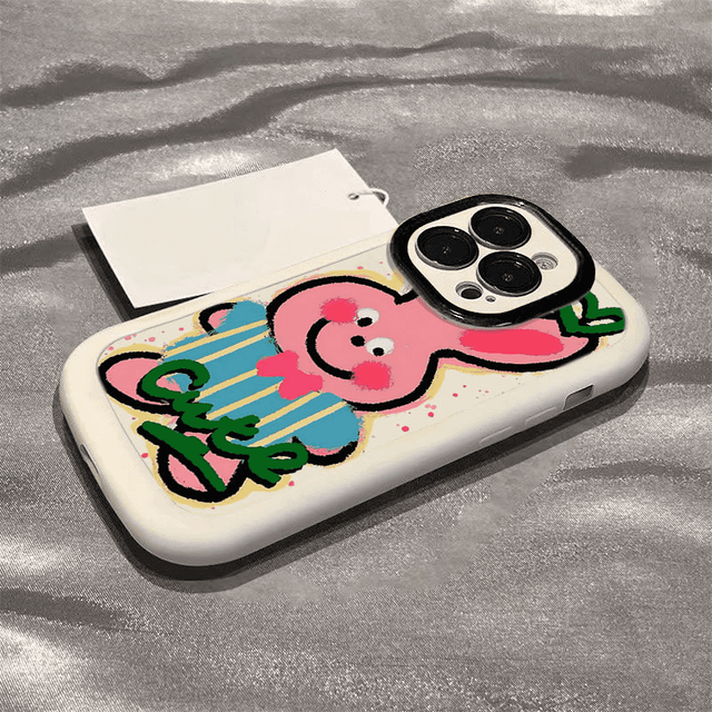 Cute Cartoon Little Beaver Plush Soft Mobile Phone Case Compatible for Apple 15pro/13/11 IPhoneXR Pro Max Plus Magnetic