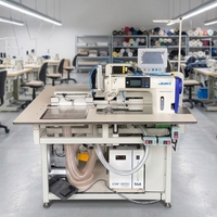 Machine à coudre automatique JUKI avec découpe laser pour la fabrication de poches à rabat